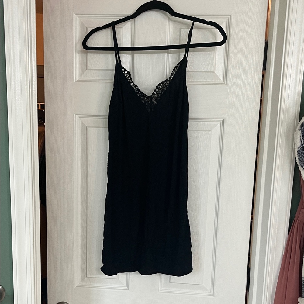 Victoria's Secret Black Lace Night Gown